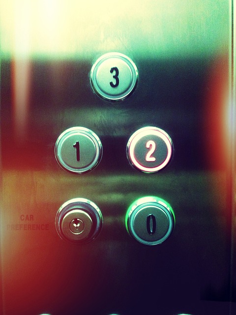Lift buttons 0, 1 2, 3