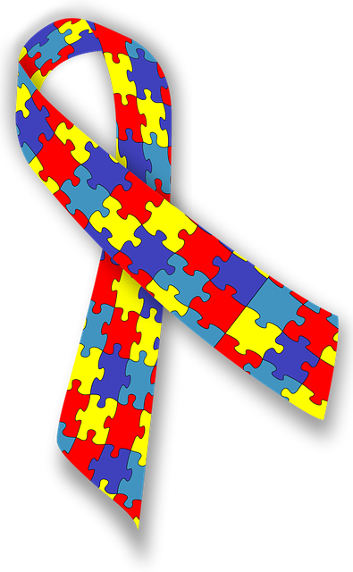 Multicolour jigsaw ribbon